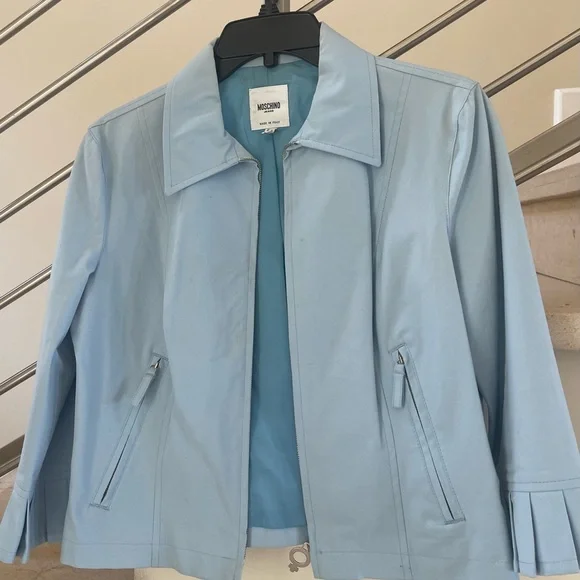 VINTAGE MOSCHINO blue JACKET